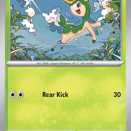 Deerling #006/086 Common (Reverse Holofoil) / White Flare