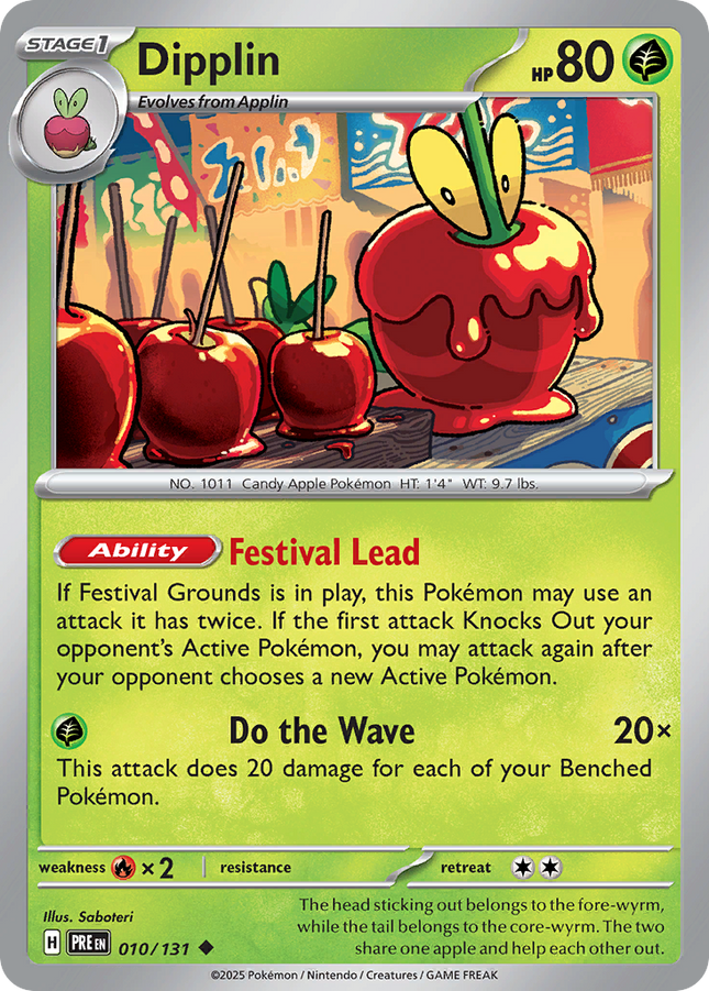 Dipplin #010/131 Uncommon (Poke Ball Pattern) / Prismatic Evolutions