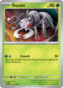 Durant #014/159 Common (Reverse Holofoil) / Journey Together