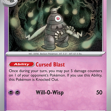 Dusclops #036/131 Common / Prismatic Evolutions