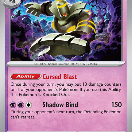 Dusknoir #037/131 Rare (Holofoil) / Prismatic Evolutions