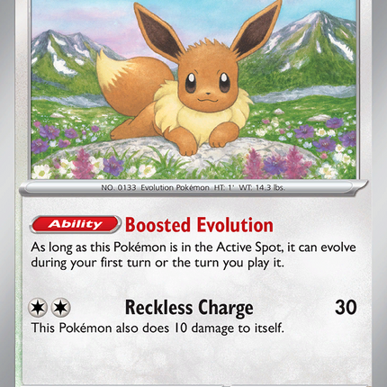 Eevee #074/131 Common (Reverse Holofoil) / Prismatic Evolutions
