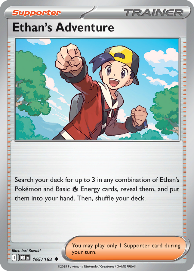 Ethan's Adventure #165/182 Uncommon (Reverse Holofoil) / Destined Rivals
