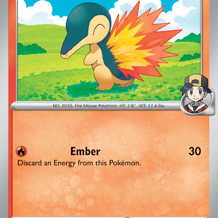 Ethan's Cyndaquil #032/182 Common / Destined Rivals