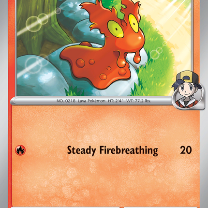 Ethan's Slugma #035/182 Common / Destined Rivals