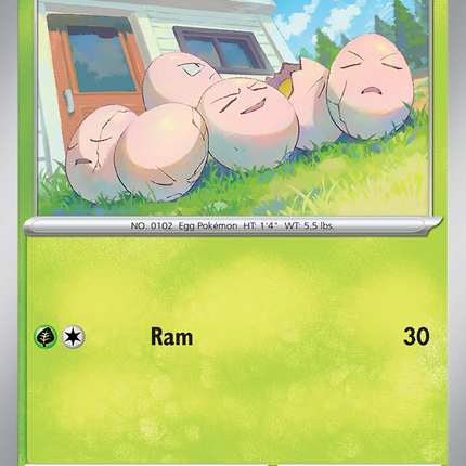 Exeggcute #001/131 Common (Poke Ball Pattern) / Prismatic Evolutions
