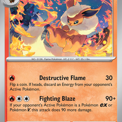 Flareon #013/131 Rare (Poke Ball Pattern) / Prismatic Evolutions