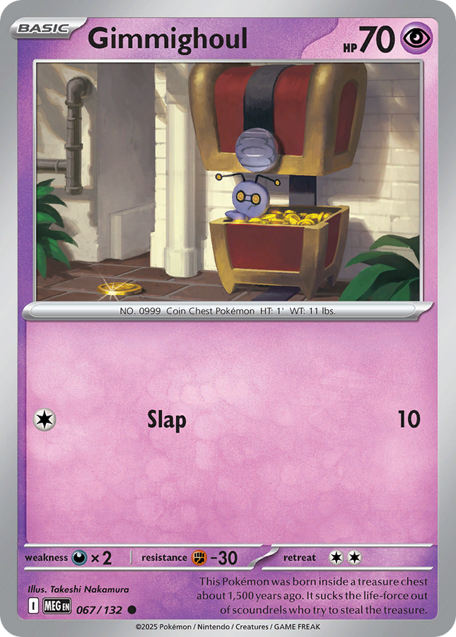 Gimmighoul #067/132 Common / Mega Evolution