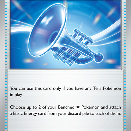 Glass Trumpet #110/131 Uncommon (Poke Ball Pattern) / Prismatic Evolutions