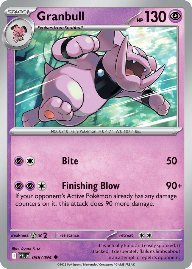 Granbull #038/094 Uncommon / Phantom Forces