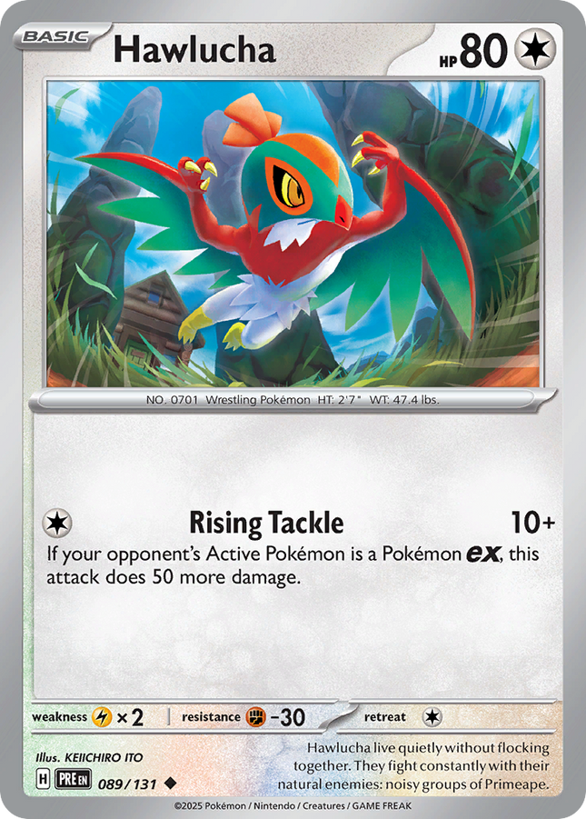 Hawlucha #089/131 Uncommon (Poke Ball Pattern) / Prismatic Evolutions