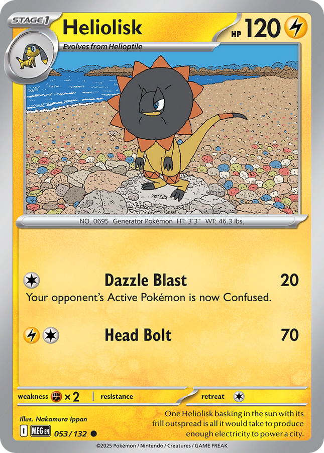Heliolisk #053/132 Common / Mega Evolution
