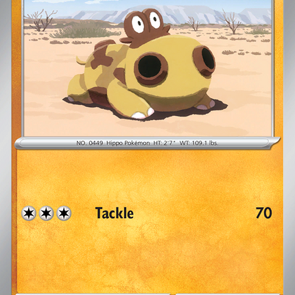 Hippopotas #052/131 Common (Poké Ball Pattern) / Prismatic Evolutions