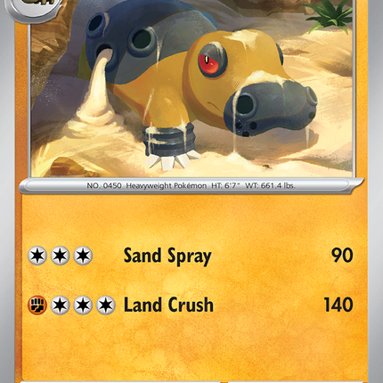 Hippowdon #053/131 Common (Poke Ball Pattern) / Prismatic Evolutions