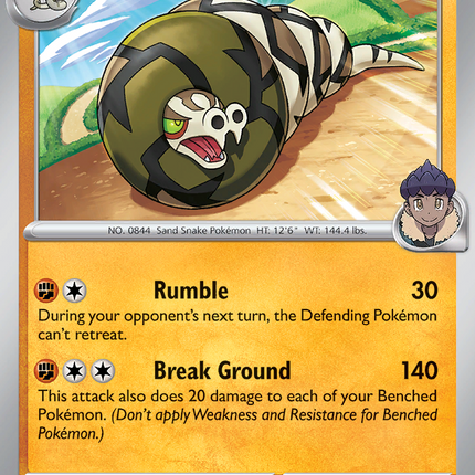 Hop's Sandaconda #087/159 Uncommon / Journey Together