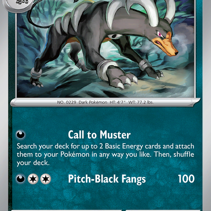 Houndoom #063/131 Common (Reverse Holofoil) / Prismatic Evolutions
