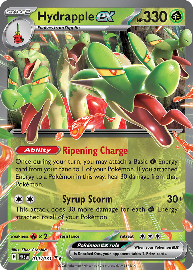 Hydrapple EX #011/131 Double Rare (Holofoil) / Prismatic Evolutions