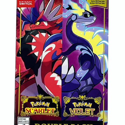 Pokemon Scarlet & Pokemon Violet Double Pack [Box] (Nintendo Switch)
