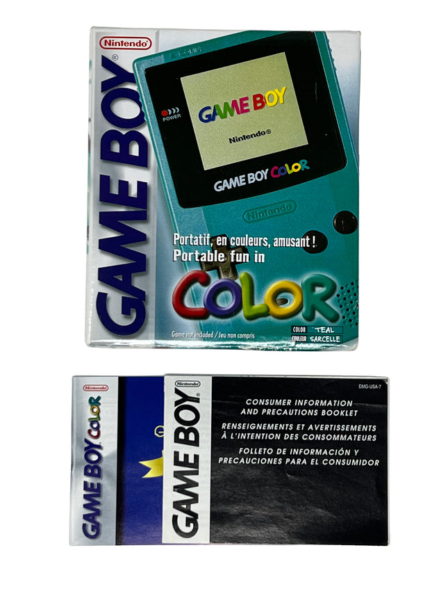 Nintendo Game Boy Color System Teal [Box] (Game Boy Color)