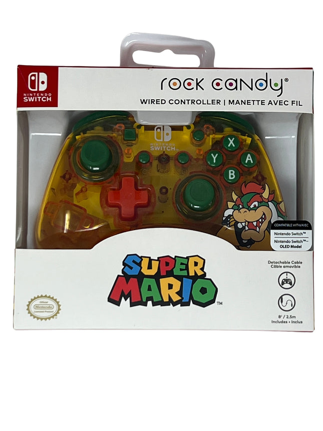 Bowser Wired Controller [Rock Candy] (Nintendo Switch)