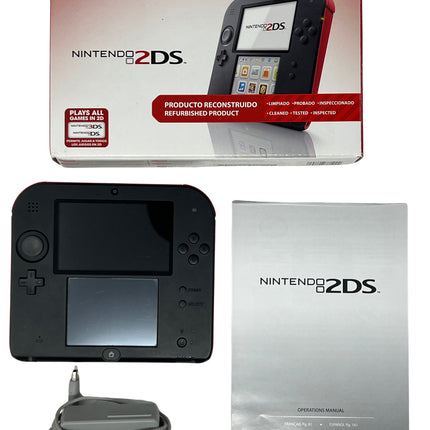 Nintendo 2DS Handheld System (Crimson Red)