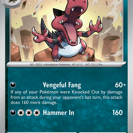 Krookodile #066/094 Uncommon (Reverse Holofoil) / Phantasmal Flames