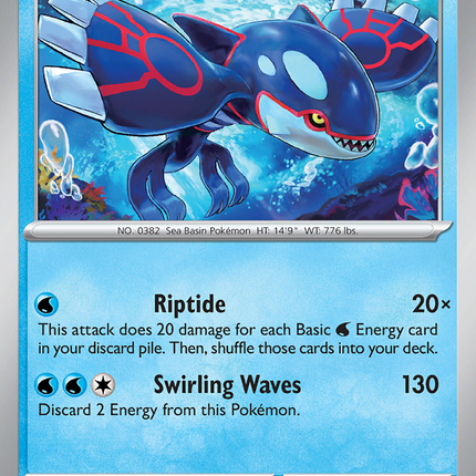 Kyogre #034/132 Rare (Holofoil) / Mega Evolution