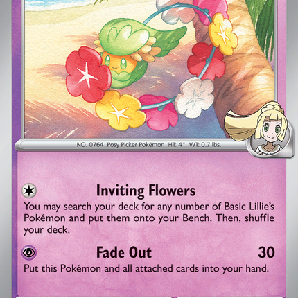 Lillie's Comfey #068/159 Common (Reverse Holofoil) / Journey Together