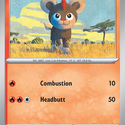 Litleo #015/131 Common (Reverse Holofoil) / Prismatic Evolutions