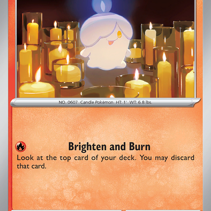 Litwick #016/086 Common (Reverse Holofoil) / White Flare