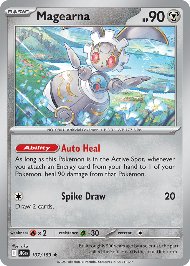Magearna #107/159 Rare (Holofoil) / Journey Together