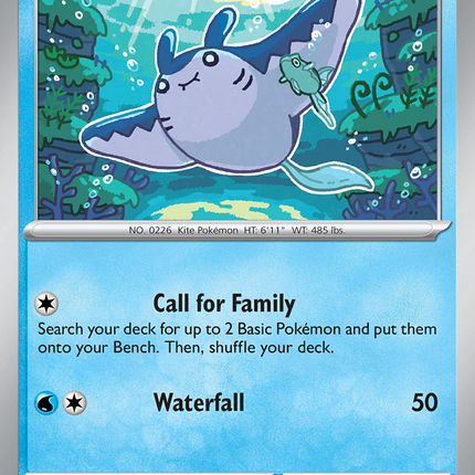 Mantine #032/132 Common (Reverse Holofoil) / Mega Evolution