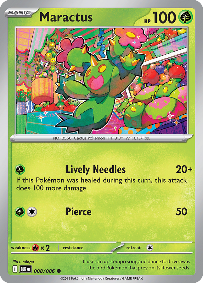 Maractus #008/086 Common / Black Bolt