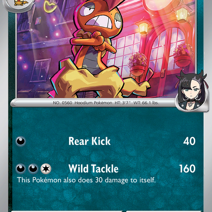 Marnie's Scrafty #133/182 Uncommon / Destined Rivals