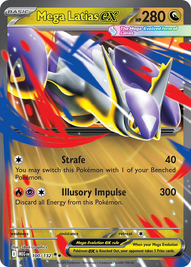 Mega Latias EX #100/132 Double Rare (Holofoil) / Mega Evolution