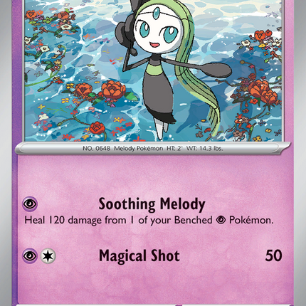 Meloetta #040/094 Uncommon (Reverse Holofoil) / Phantasmal Flames