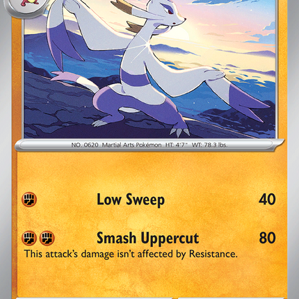 Mienshao #053/086 Uncommon / White Flare