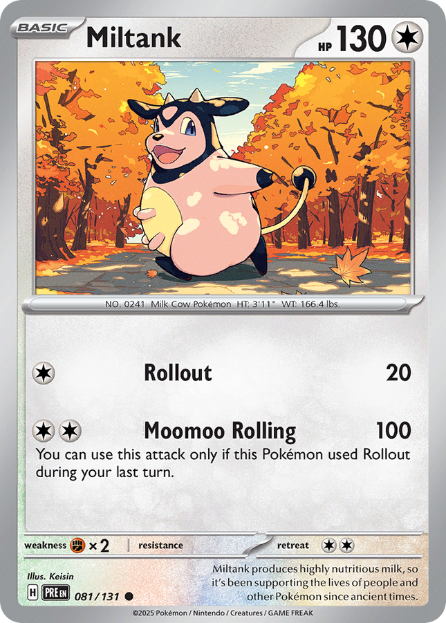 Miltank #081/131 Common (Reverse Holofoil) / Prismatic Evolutions