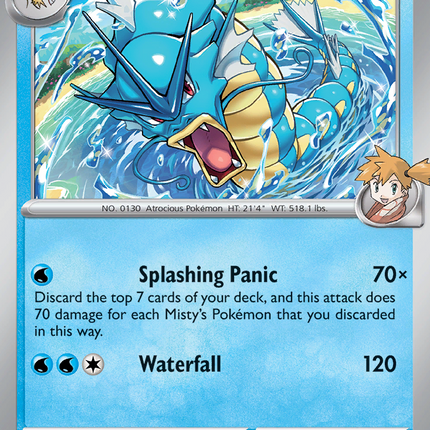 Misty's Gyarados #049/182 Rare (Holofoil) / Destined Rivals