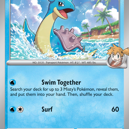 Misty's Lapras #050/182 Common / Destined Rivals