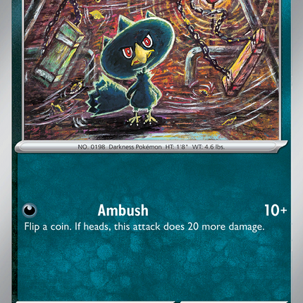 Murkrow #057/094 Common (Reverse Holofoil) / Phantasmal Flames