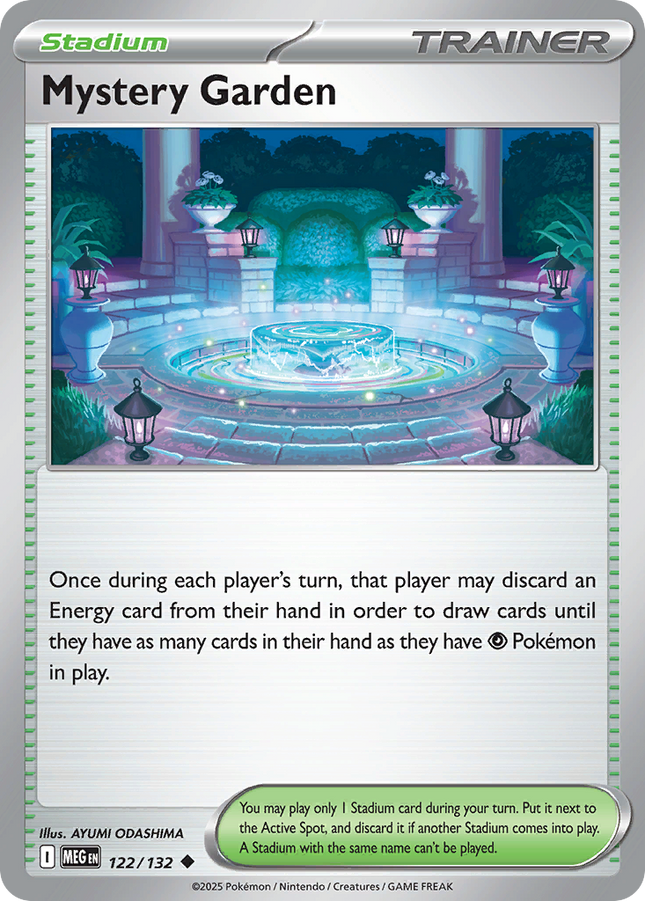 Mystery Garden #122/132 Uncommon (Reverse Holofoil) / Mega Evolution