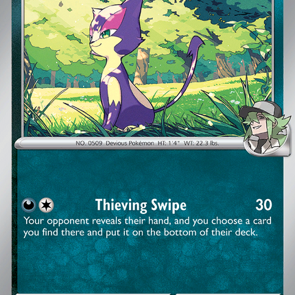 N's Purrloin #096/159 Common (Reverse Holofoil) / Journey Together