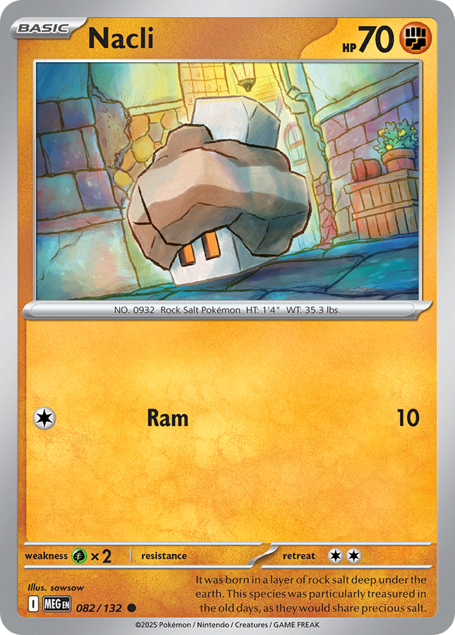 Nacli #082/132 Common / Mega Evolution