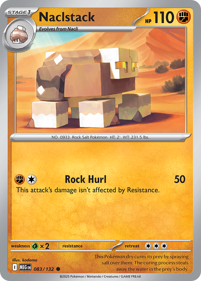 Naclstack #083/132 Common / Mega Evolution