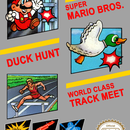 Super Mario Bros / Duck Hunt / World Class Track Meet [CAN Version] (Nintendo / NES)