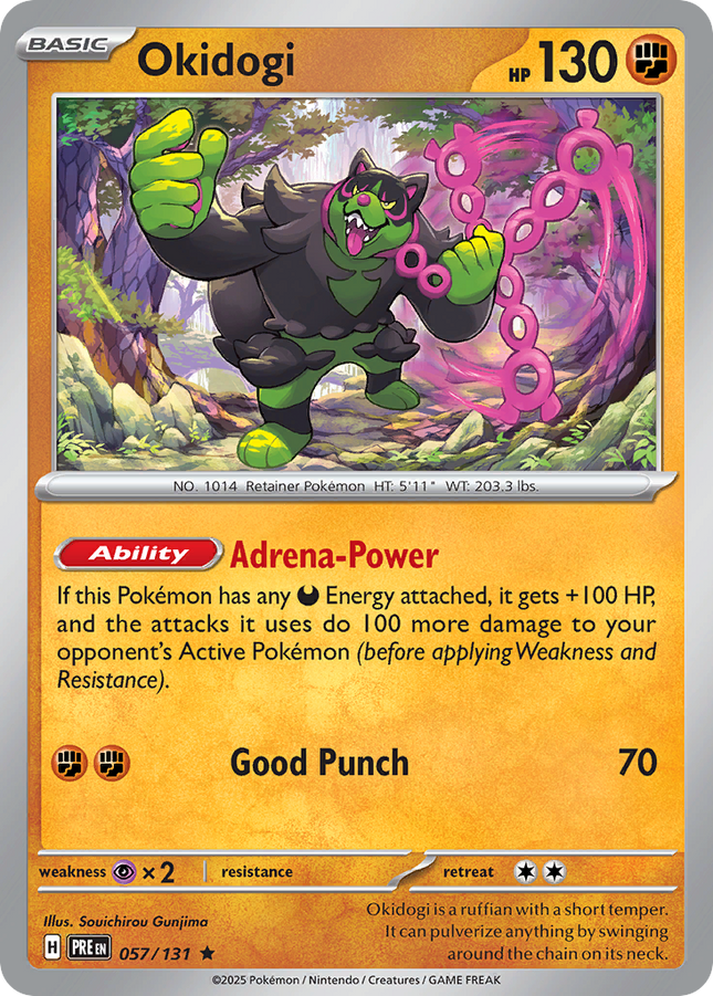 Okidogi #057/131 Rare (Holofoil) / Prismatic Evolutions