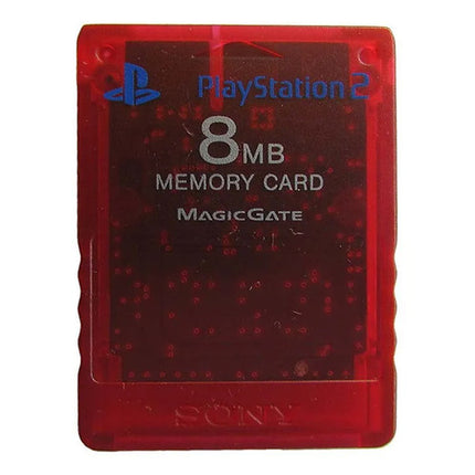 8MB PS2 Memory Card [Red] (PlayStation 2 / PS2)