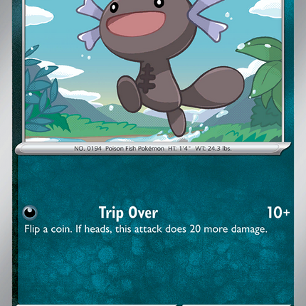 Paldean Wooper #093/159 Common (Reverse Holofoil) / Journey Together