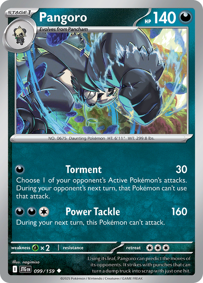 Pangoro #099/159 Uncommon (Reverse Holofoil) / Journey Together